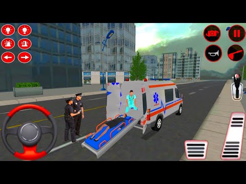 Emergency Ambulance Simulator Pro 🚑💥 Gameplay 04 || Ambulance Games || Flash Simulator