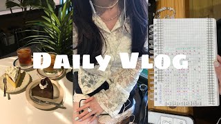 【VLOG】社会人の日常Vlog🪷|夜カフェ|退勤後の過ごし方|休みの日...etc