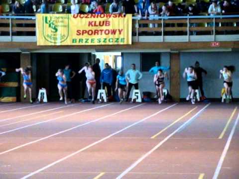 Mosm Tychy Sezon 2013 Halowe Mistrzostwa Śląska Juniorów Brzeszcze - 60m K