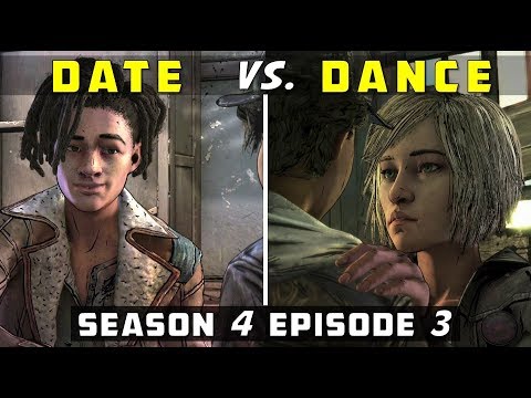 Date with Louis vs Dance with Violet | TWD Final Season Episode 3 (Clementine Romance)