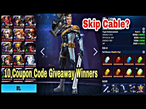 Giveaway Winners & Roster Review | No Need To Build Your Cable? - Marvel Future Fight