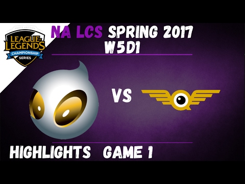 DIG vs FLY Highlights Game 1 NA LCS 2017 Spring W5D1 Dignitas vs FlyQuest