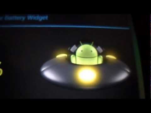 UFO Droid Live Battery Widget Video