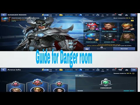 Guide for Danger room - Marvel future fight