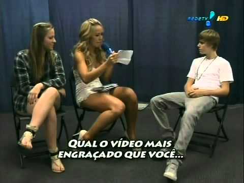 Justin Bieber Brazilian Interview Panico na TV Sabrina Sato