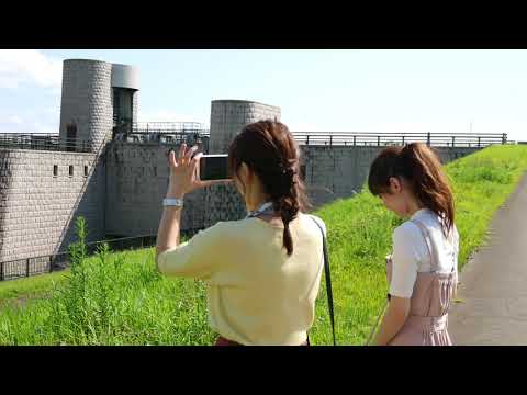 大河津分水 洗堰・可動堰／大河津分水さくら公園