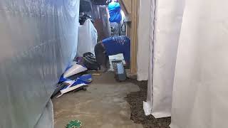 Watch video: Waterproofing A Super Wet Basement With WaterGuard - Middletown, NY