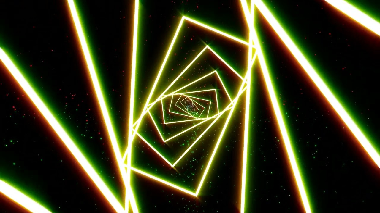 Rectangle Tunnel Motion Background