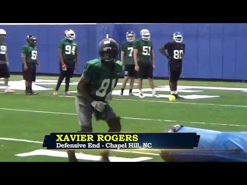 Xavier Rogers - East Chapel Hill Defensive End - Highlights