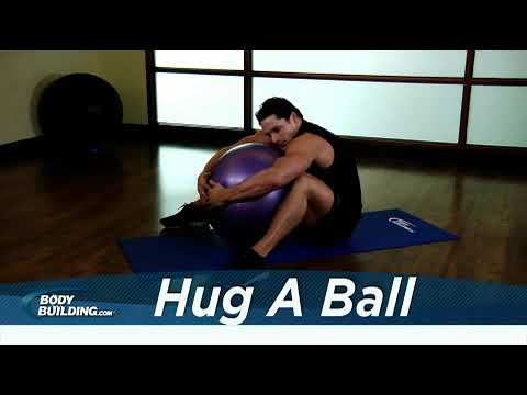 Hug A Ball  Exercise Videos &amp; Guides  Bodybuilding com