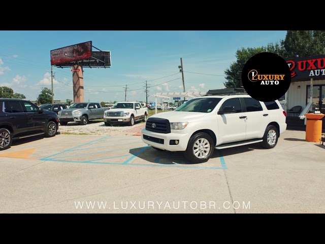 2011 TOYOTA SEQUOIA SUV V8, FLEX FUEL, 5.7 LITER PLATINUM SPORT UTILITY 4D - Luxury Auto in Baton Rouge, LA