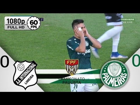 INTER DE LIMEIRA 0X0 PALMEIRAS - MELHORES MOMENTOS