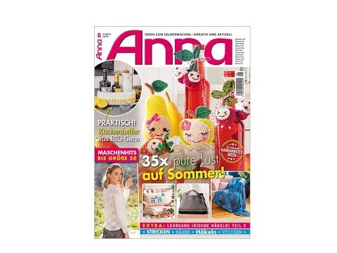 Zeitschrift Anna Nr. 8/2019 - Alle Modelle auf einen Blick