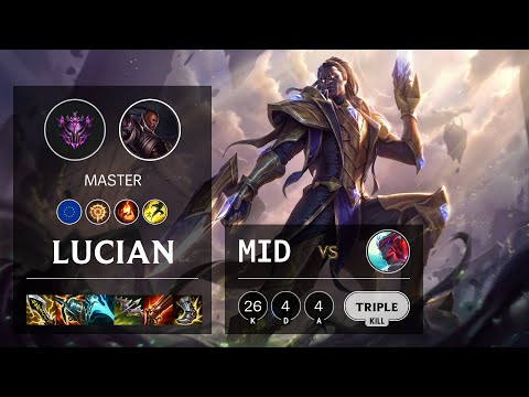 Lucian Mid vs Yone - EUW Master Patch 10.24
