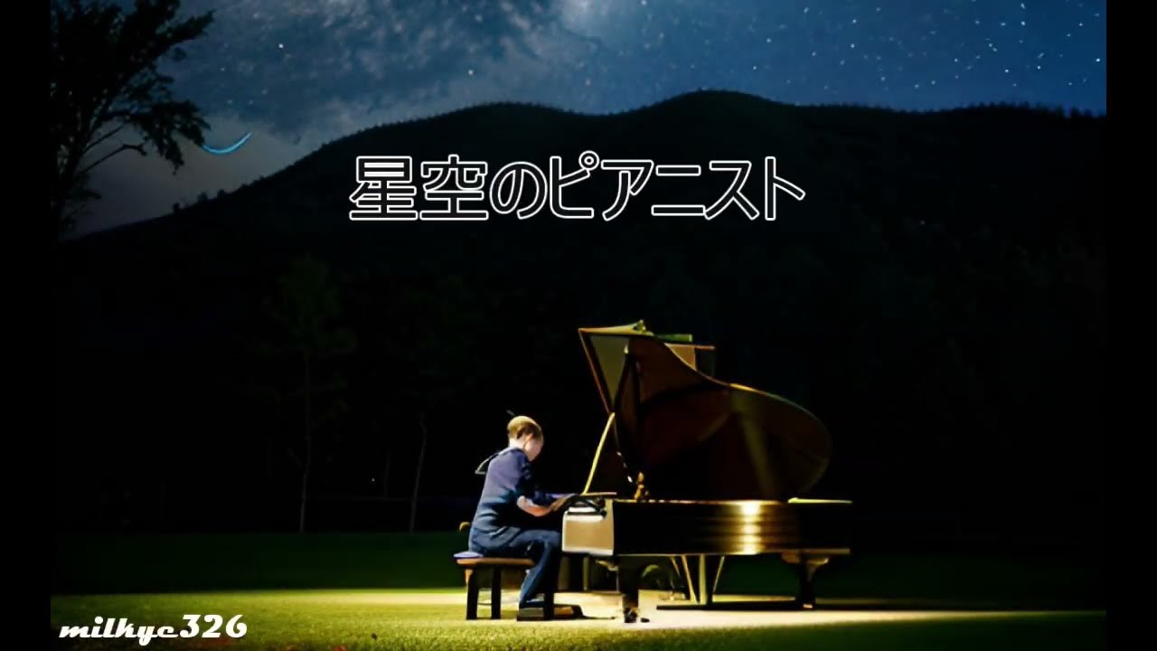 星空のピアニスト　　milkye326　（オリジナル　リチャード・クレーダーマン）