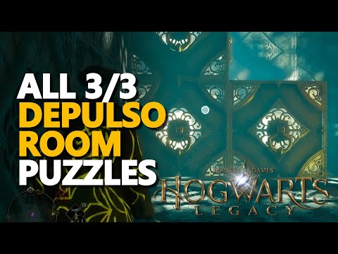 All Depulso Puzzle Rooms Hogwarts Legacy