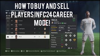 EA FC 24 HOW TO BUY AND SELL PLAYERS IN EA FC 24 CAREER MODE!