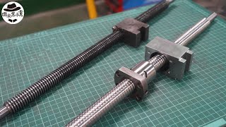 [DIY]小型銑床改造CNC，Z軸螺桿改成滾珠導螺桿。Small milling machine conversion CNC, Z-axis screw to ball guide screw.