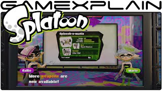 Splatoon - Sploosh-o-matic & .96 Gallon Deco DLC Weapon Tour!
