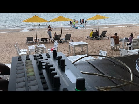 MC-101 coffin dance remix cover on the beach