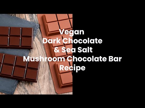 Simple 5 Ingredient Vegan Mushroom Chocolate Bar Recipe