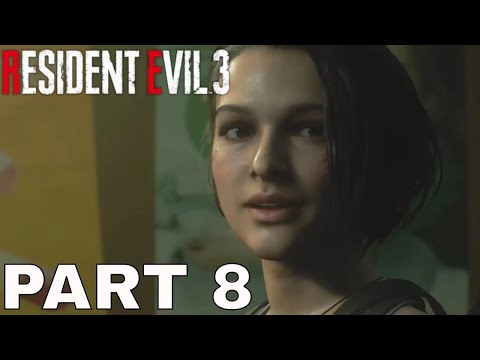 RESIDENT EVIL 3 REMAKE (PS4) Playthrough Part 8 - CURED