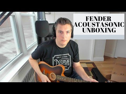 Fender Acoustasonic - Unboxing