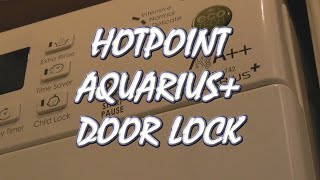 Hotpoint Aquarius+ (plus) Washing Machine Door Lock Repair / Seal Band / Filter / Emergency Release