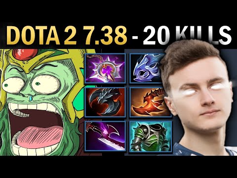 Wraith King Gameplay Miracle with 20 Kills and Nullifier - Dota 2 7.38