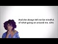 Patrice Roberts- Not One Thing (Lyrics)