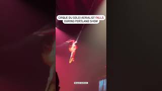 Cirque du Soleil aerialist injured in fall during Portland show