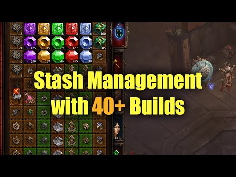 How I manage my Stash with 40+ different Builds (Diablo 3 Stash Management Guide)