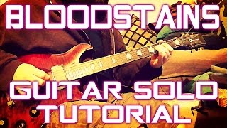 How To Play &quot;Bloodstains&quot; Guitar Solo by Agent Orange (Tutorial)