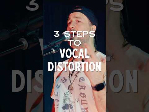 3 Steps to Vocal Distortion: Sing with Rasp & Grit #voice #singer #vocalcoach #grit #song #shorts