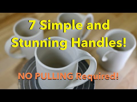 7 SIMPLE and STUNNING Handles for Pottery!