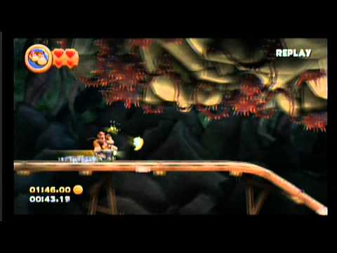 Donkey Kong Country Returns - Crazy Cart in 01:41.61