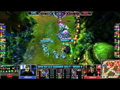 SHC vs MIL   LCS EU W4D1   Supa Hot Crew vs Millenium VOD