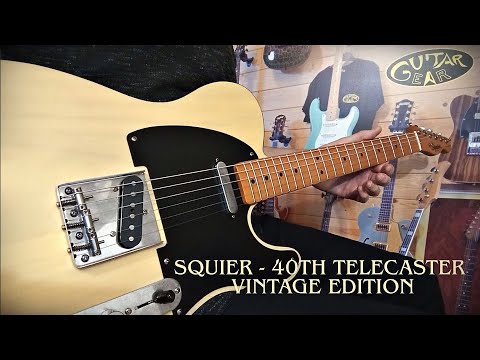 Squier 40th Anniversary Telecaster Vintage Edition - Satin Vintage Blonde image 14