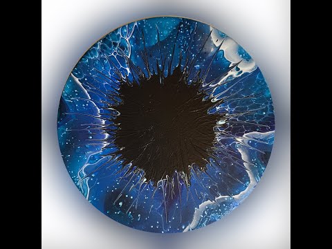 (342) Fluid Art Bloom Technique~Black Hole Bloom