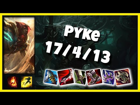 Pyke vs Poppy NA Challenger TOP (17/4/13) Gameplay Replay - Patch 10.24