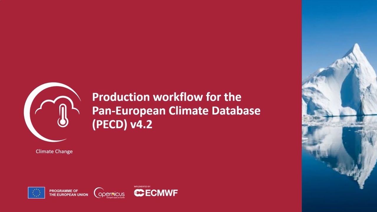 Production workflow for the Pan-European Climate Database (PECD) v4.2