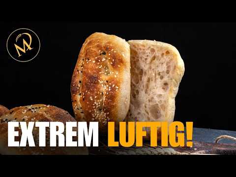 These pores are amazing! 😍 The foolproof recipe for airy mini flatbreads