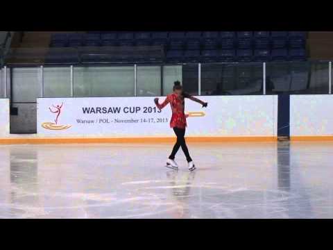 3 Angelika ORDOWSKA Novice Girls SP Warsaw CUP 2013