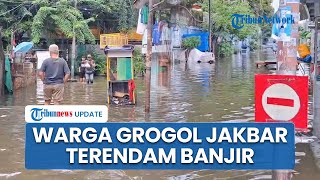 Grogol Petamburan Jakbar Terendam Banjir Imbas Hujan Intensitas Tinggi Sejak Malam Tahun Baru Imlek