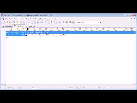 jQuery Tutorial 19 This selector