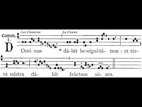 Dominus Dabit, Communion Antiphon