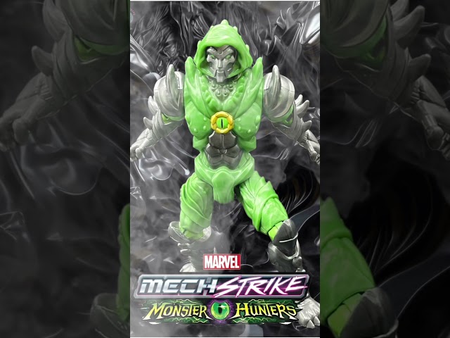 Vídeo relacionado con Marvel Hasbro Avengers Mech Strike Monster Hunters Doctor Doom, Figura de acción a Escala de 15 cm, Juguetes para niños a Partir de 4 años, Multicolor, F4759
