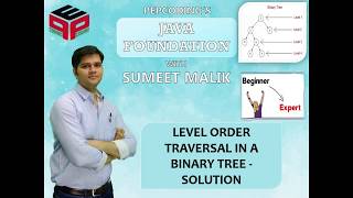 YouTube video 'Level Order Traversal in Binary Tree | Solution | Data Structure and Algorithms | Java and C++'