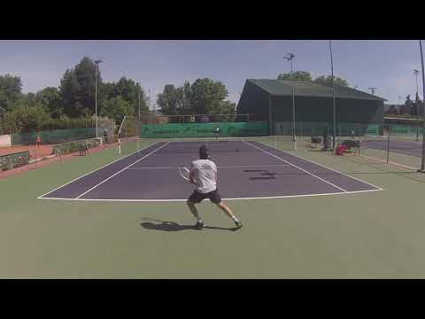 05 Sesión de entrenamiento - Juan Carlos Ferrero vs Hamza El Amine