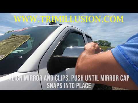 How to replace 2014-2018 Chevy Silverado/GMC Sierra Mirror Cover